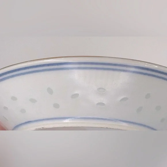 VTG Chinese Rice Eyes Porcelain Tea Cup/Sake Cup/Saucer Jingdezhen 3 Piece Set - Picture 9 of 10